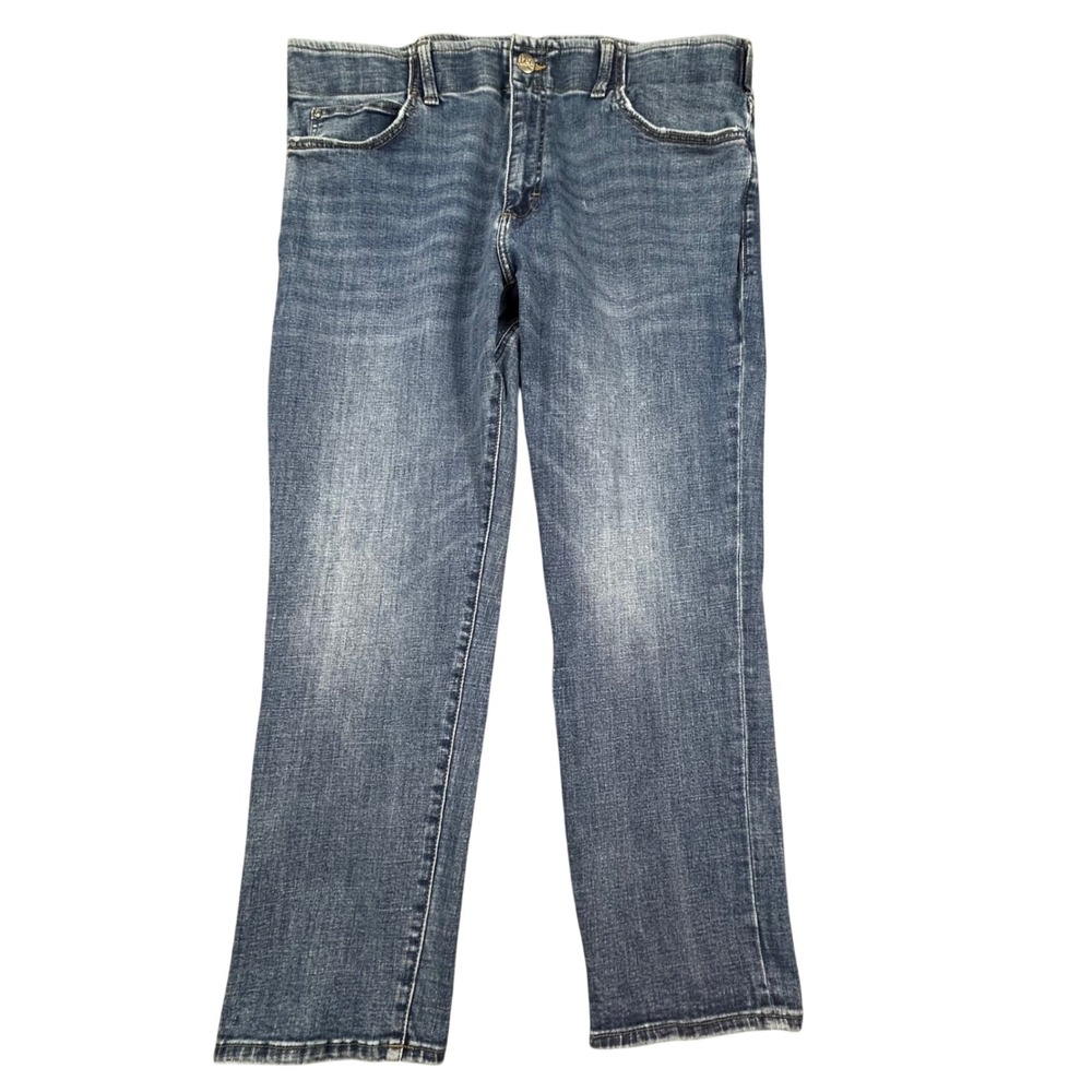 Lee Performance Extreme Motion MVP Jeans Mens 40x30 Straight Tapered Leg Pants‎